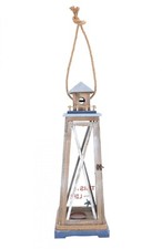 Laterne Kerzenhalter Hölzern Nautical Shabby Möbel Zum Aufhängen Oder Ruht Grand