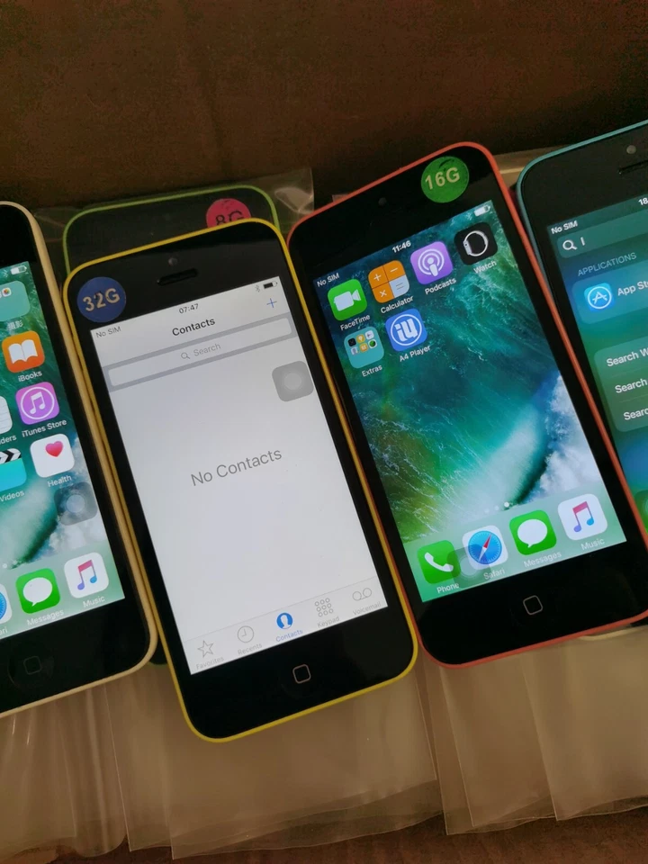 VERY GOOD Apple iPhone 5c 8 16 32GB (GSM Unlocked) White Blue Green Yellow Pink - Image 4 of 4