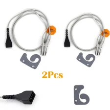 2Pcs Adult Ear Clip SpO2 Sensor Probe Pulse Oximeters 7pin Compatible Nonin 8500