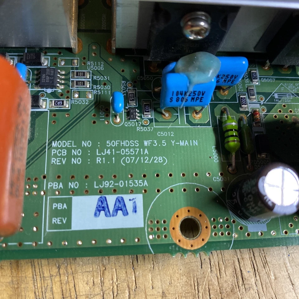 PLACA PRINCIPAL SAMSUNG PN50A550S1FXZA Y # BN96-07132A, LJ41-05571A, LJ92-01535A Foto 2 de 2