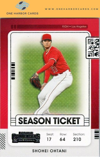 2021 Panini Contenders Angels Baseball Card #100 Shohei Ohtani