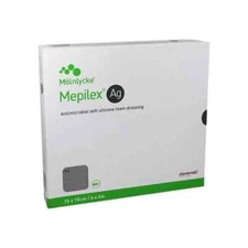 5/BOX Molnlycke Mepilex Soft Silicone Foam 6" x 6" Dressing 287300