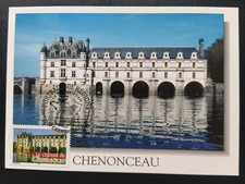 Carte Maximum Premier Jour Timbre Le Château De Chenonceau 2003 Timbre N° 3595
