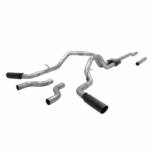 Complete Stainless Steel Exhaust System For 2004-2008 Ford F150 145" Wheelbase - Direct Replacement