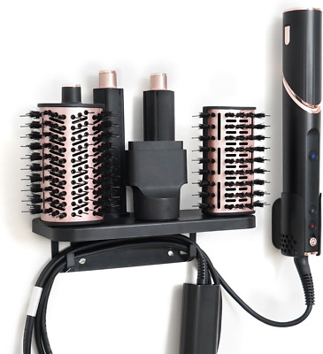 Hair Dryer Holder Wall Mount Compatible with Shark Flexstyle, Hair Brush Holder