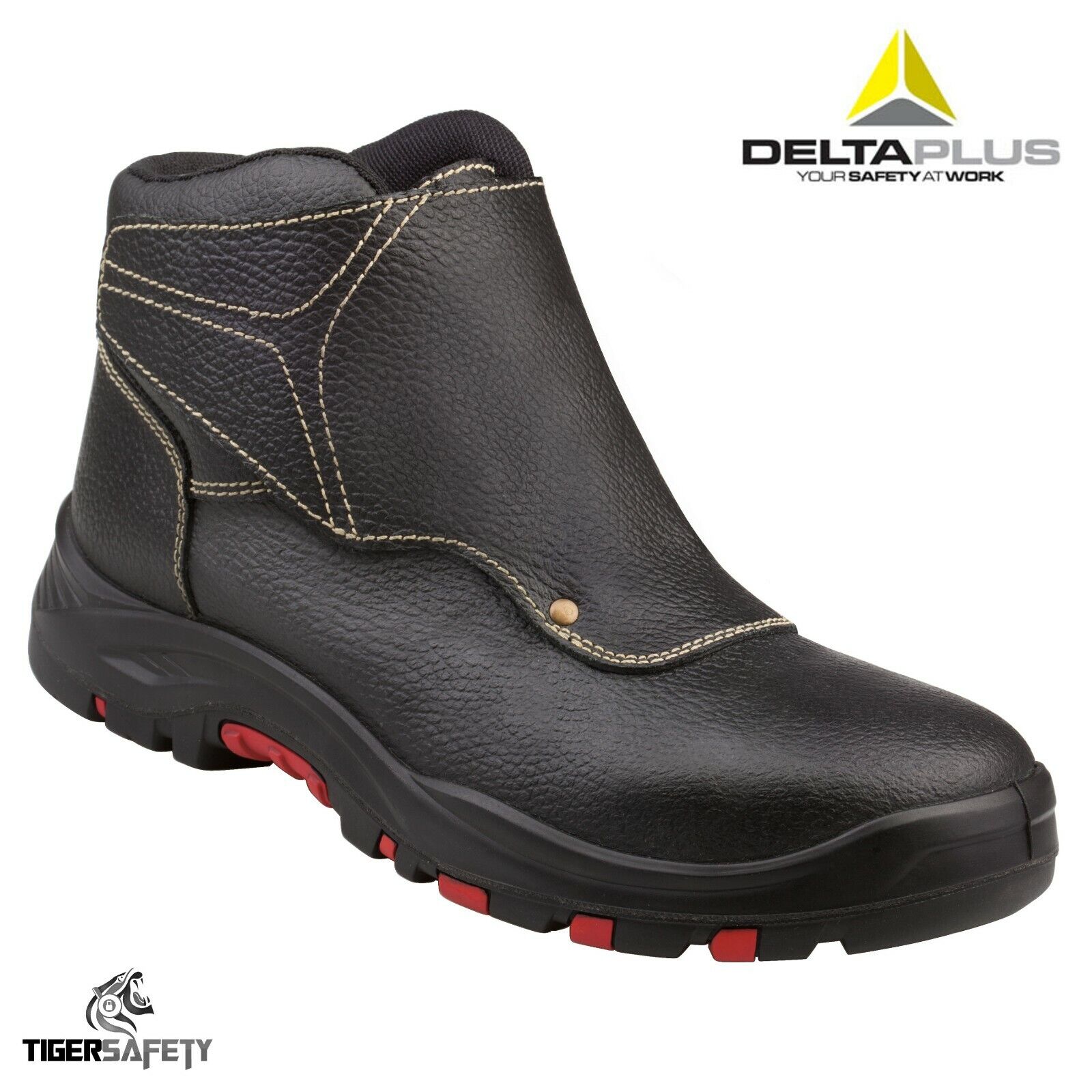 Delta Plus Panoply Cobra 4 S3 SRC Black Leather Boots PPE eBay