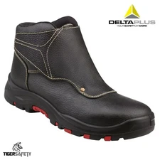 Delta Plus Panoply Cobra 4 S3 SRC Black Leather Welders Welding Safety Boots PPE