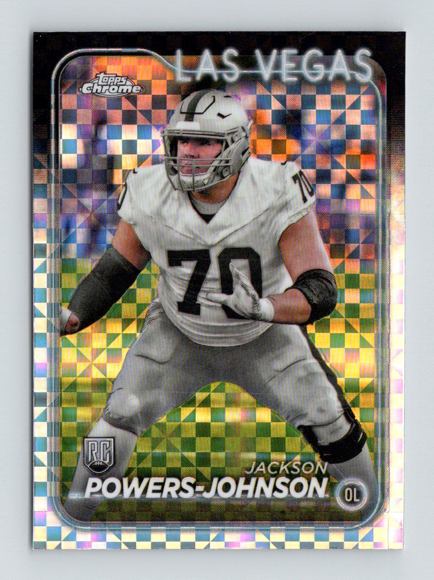 Jackson Powers-Johnson Topps Chrome #294 X-Fractor
