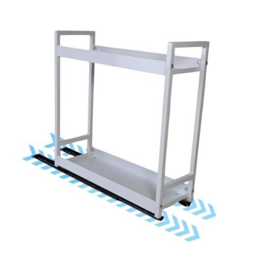 Under Sink Organizer Pull Out Cabinet Organizer 2 5.5'' x 16'' x 16'' White