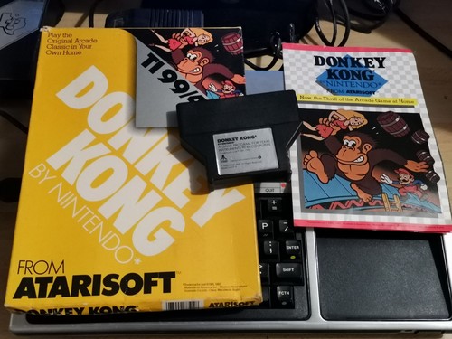 DONKEY KONG für Texas Instruments TI 99/4a - Patrone voll funktionsfähig