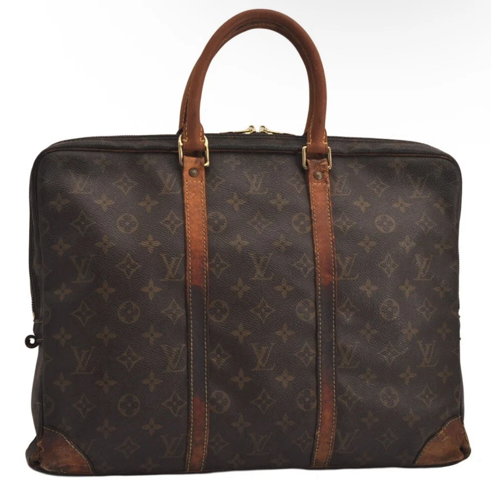 Bolso de Mano LOUIS VUITTON Monograma Documentos Viaje Maletín M53361 Foto 2 de 4