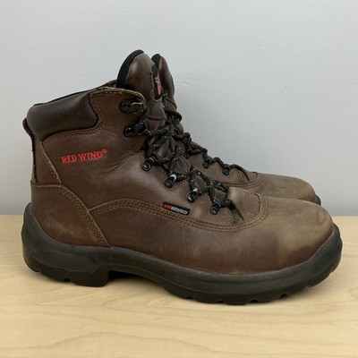 Red Wing Men s Size 9.0 EE Wide 2246 Brown Leather Steel Toe Work Boots WP