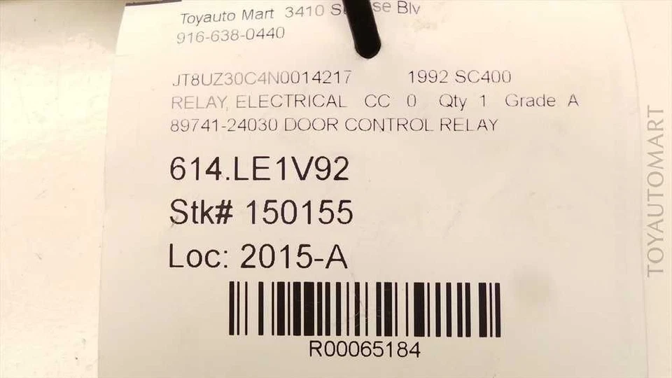 Реле управления дверью 92 93 94 95 Lexus SC400 89741-24030 - Изображение 4 из 4