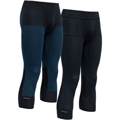 DEVOLD Tuvegga Merino 3/4 Longs Man lange Merinwoll-Unterhose Herren zum Wenden