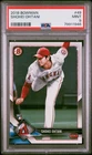 SHOHEI OHTANI 2018 BOWMAN ROOKIE CARD RC #49 PSA 9 MINT! LA DODGERS JAPAN STAR!