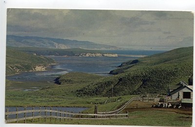 Vintage 1960s Postcard: Drakes Estero Point Reyes CA Marin Color Cards Inverness