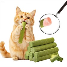 NSWXZDS 250g/8.8oz Cat Grass Teething Stick Cats Toy Chew for Removal Hairball L
