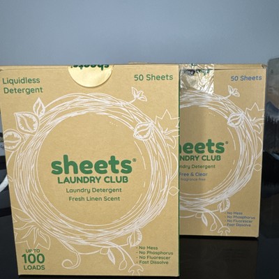 Sheets Laundry Club - As Seen on Shark Tank 2 pack open box NEWFree Shipping A19