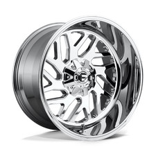 22x10 Fuel Wheels D609 Triton Chrome Plated Rims 6x139.7 Et-19 4pcs