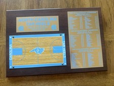 UNC Dean Smith Center Floor Plaque