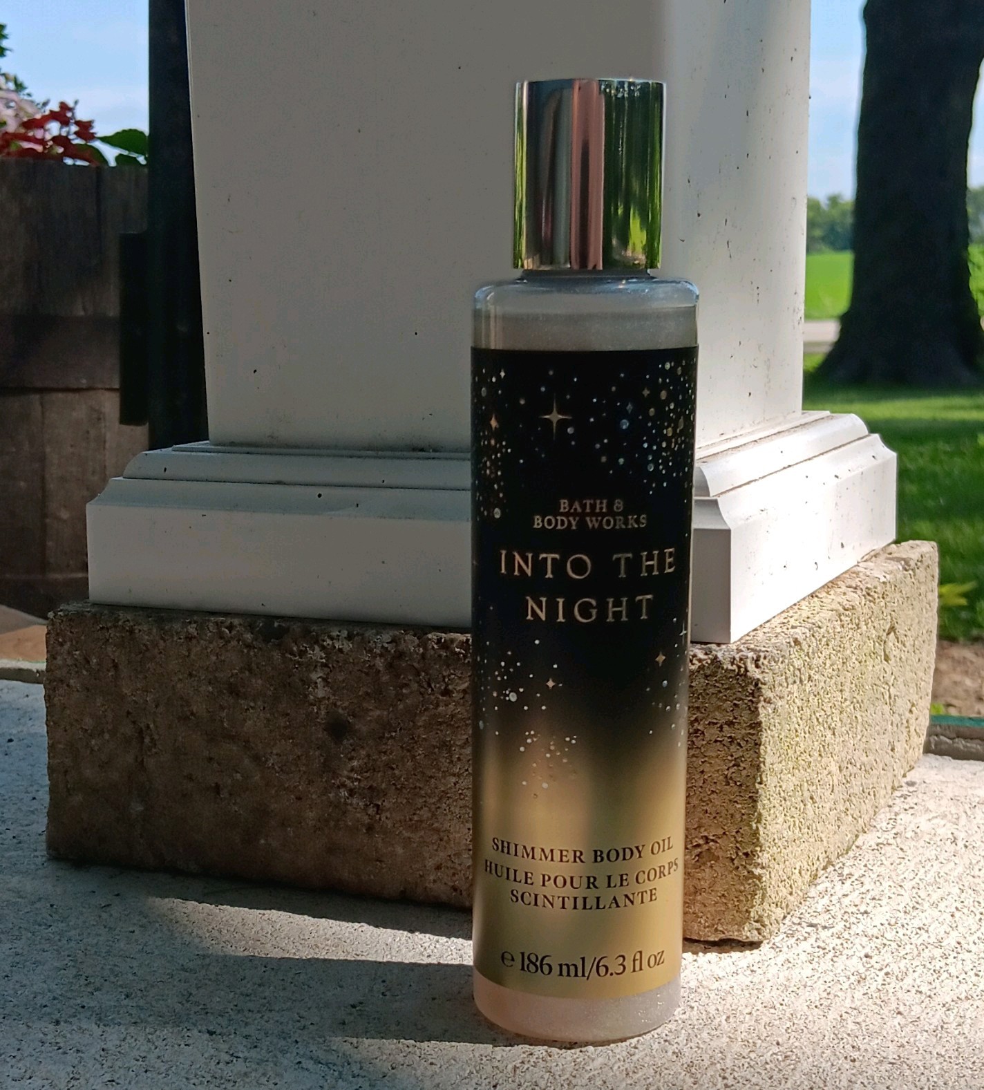 New Bath & Body Works Into the Night Shimmer Massage Body Oil, 6.3 fl oz