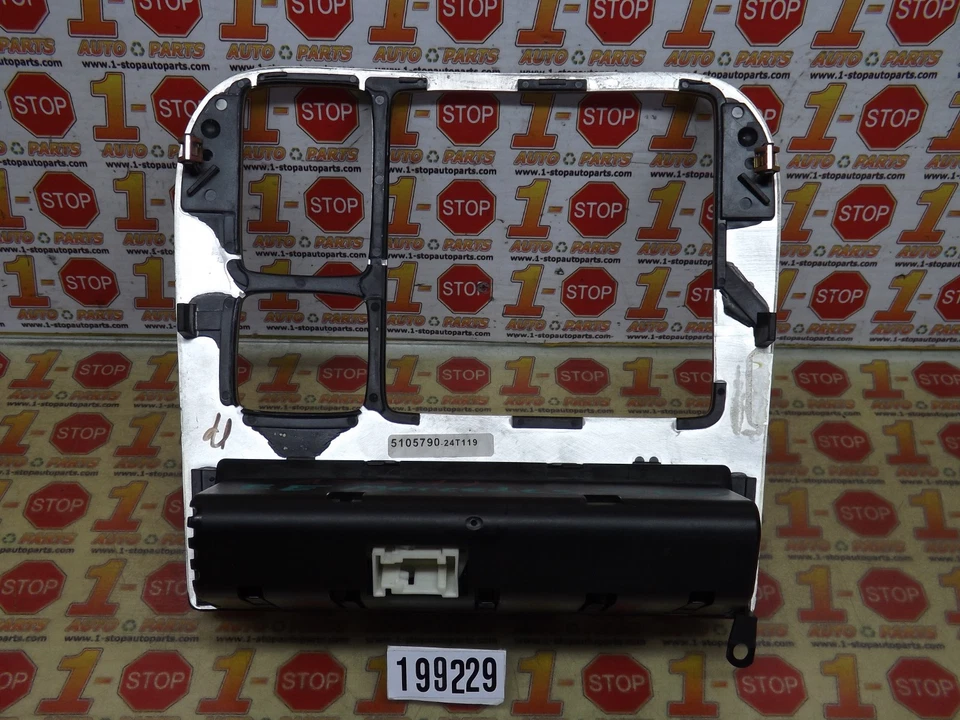 2000-2006 MERCEDES BENZ S430 AC CLIMATE TEMPERATURE CONTROL W/BEZEL 2208300185 - Image 2 of 4