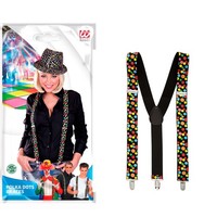 Karneval Fasching KostÜM ZubehÖR HosentrÄGer Bunt Gepunktet Clown Neu Ovp