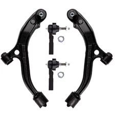4Pcs Fits 01-04 Dodge Caravan Front Lower Control Arms + Outer Tie Rod Ends