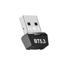 Bluetooth 5.3 USB Adapter for Desktop PC, Plug Play Mini Dongle Receiver Tr...