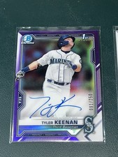 2021 Bowman Chrome Tyler Keenan PURPLE /250 AUTOGRAPH
