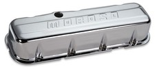 Moroso Chrome Be Valve Covers Bbc Tall Without Baffles Pair - Part 68112