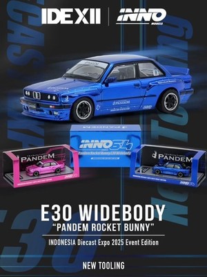 INNO64 BMW E30 WIDEBODY PANDEM ROCKET BUNNY INDONESIA DIECAST EXPO