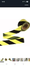 TopSoon Caution Tape Yellow & Black Stripes Barricade Tape (S2146)