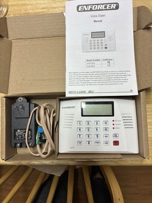 Seco-Larm Enforcer E-921CPQ   Automatic Voice Dailer For Alarm W/Power Supply