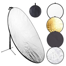 43 Inch/110 Centimeter Light Reflector 5-in-1 Collapsible Photography Reflect.