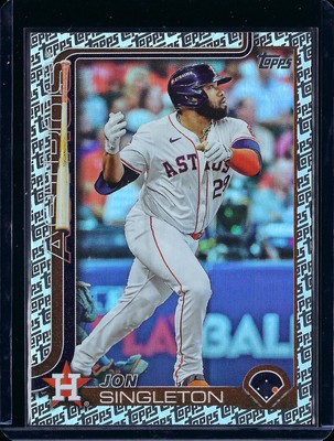 2025 Topps #462 Jon Singleton Topps Foil Pattern
