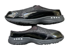 Easy Spirit Estraveltime Black Quilted Mule Slip-On Shoes 5.5