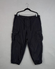 Gap Pants Womens XL Black Cargo Joggers Lightweight Pockets Outdoor Drawstring