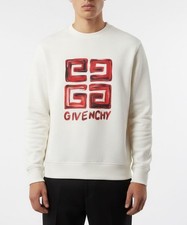 GIVENCHY Men's Cotton Shirt White Color Cotton SweatShirt  No Custom Tax