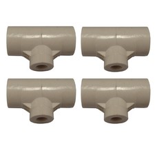 4 1/2" PVC Tee Automatic Poultry Waterer Drinker Cups Chicken Water Nipples