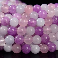 Multi Color Jade Gemstone Grade AAA Round 8MM 10MM Loose Beads D606