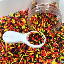FAKE Dark Halloween Themed Polymer Clay Sprinkle Pieces Mix NOT EDIBLE D46-07