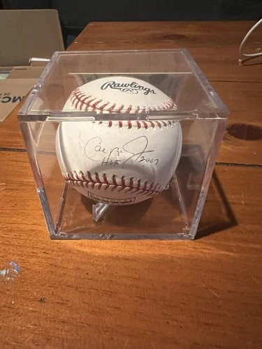 Cal Ripken Jr. Signed Baseball Hall Of Fame