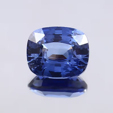 Natural Flawless Ceylon Royal Blue Sapphire Loose Cushion Cut Gemstone 9x7 MM