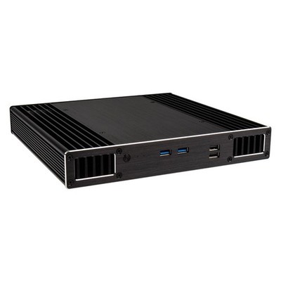 Akasa Plato X7D Small Form Factor (SFF) PC Aluminum Black A-NUC39-M1B