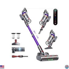 Cordless Vacuum Cleaner 550W 45KPA 60 Min Battery Pet Hair Stick Vacuum