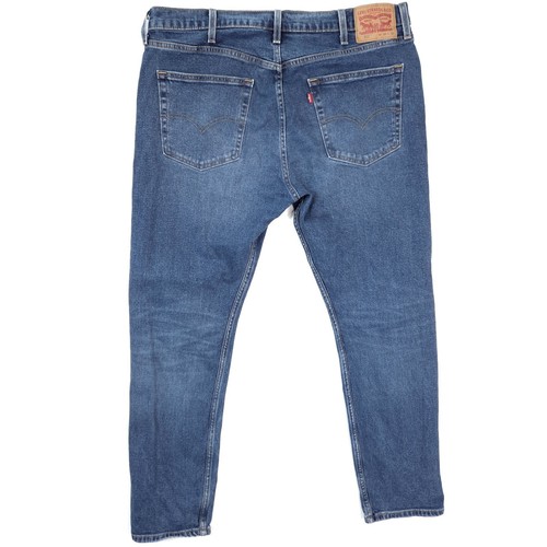 Levis 512 Jeans Mens 38x30 Blue Denim Slim Taper Fit Dark Wash Stretch 12" Rise - Picture 7 of 8