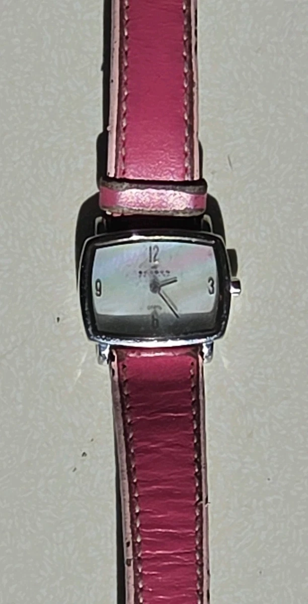 Lot of 3 Skagen Brighton Disney Watch Pink Black Leather Crystal Accents il_fullxfull.5873784807_h4li.jpg main image 3