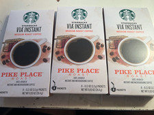starbucks via instant coffee pike place medium roast 3/8 pack