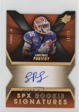2014 SPx Rookie Signatures Die-Cut 16/25 Loucheiz Purifoy Louchiez #124 Auto 7eo